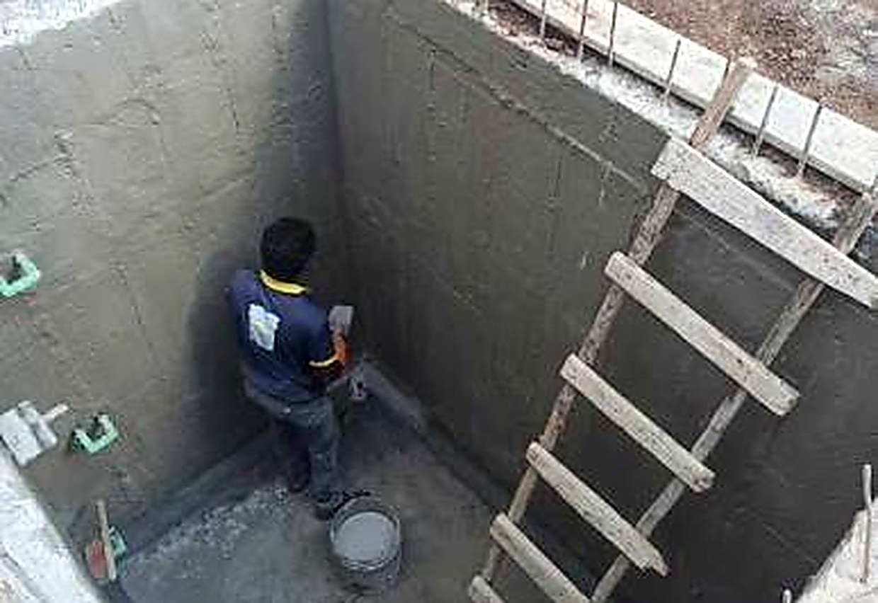 Sump Waterproofing Service — work by Shiva Kumar Water Proofing Services